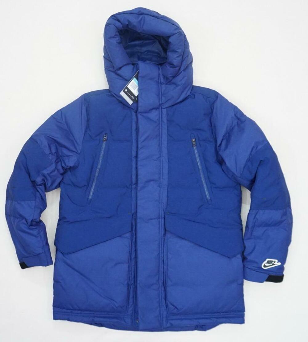 NIKE SPTCAS MEN M NEW BLUE VOID REPEL DOWN FILL PUFFER JACKET $350 CU4392-492